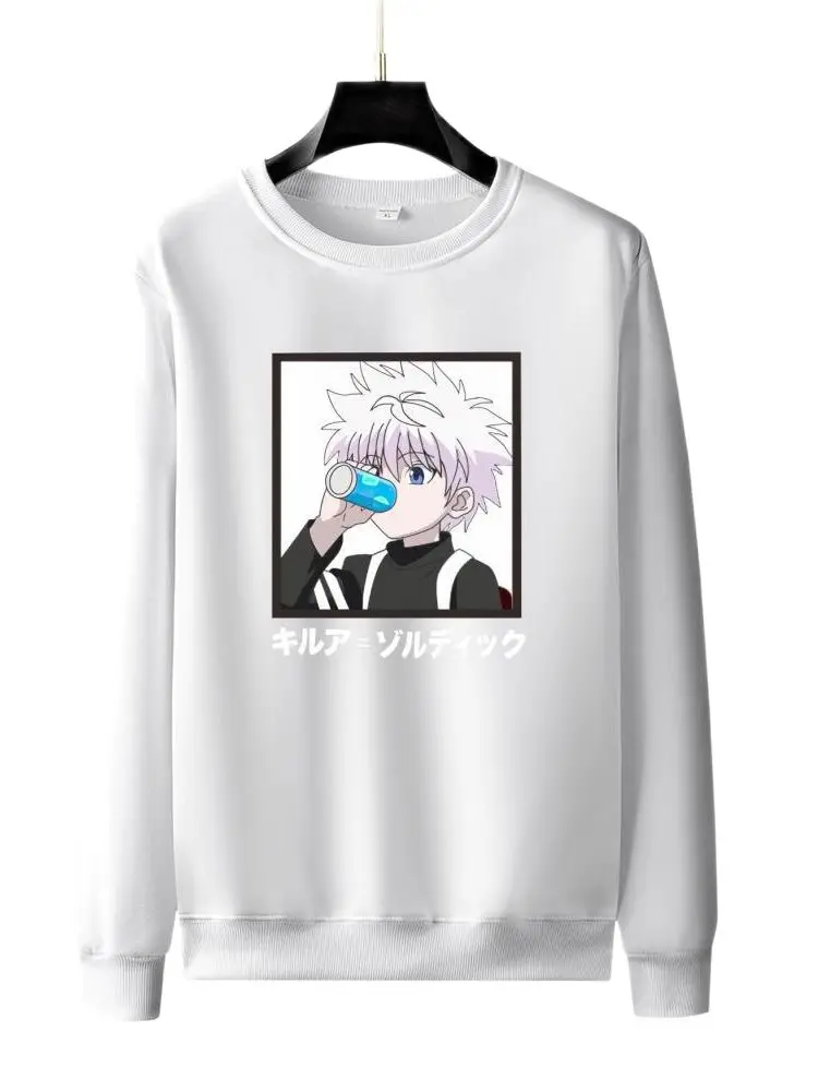 

Ladies Harajuku style hoodie cute print hoodie cartoon top long sleeve pocket hip-hop sweatshirt fashion round neck sweater