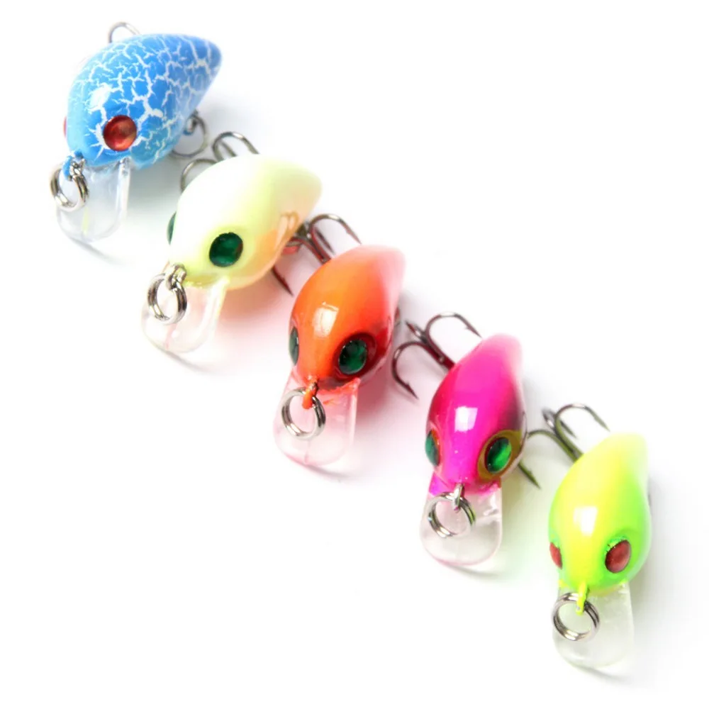 

Mini Lure Minnow Fishing Accessories 3.5cm 2g Tackle Long Shot Barbed Three Anchor Hook Stickbait Artificial Simulation YE0062