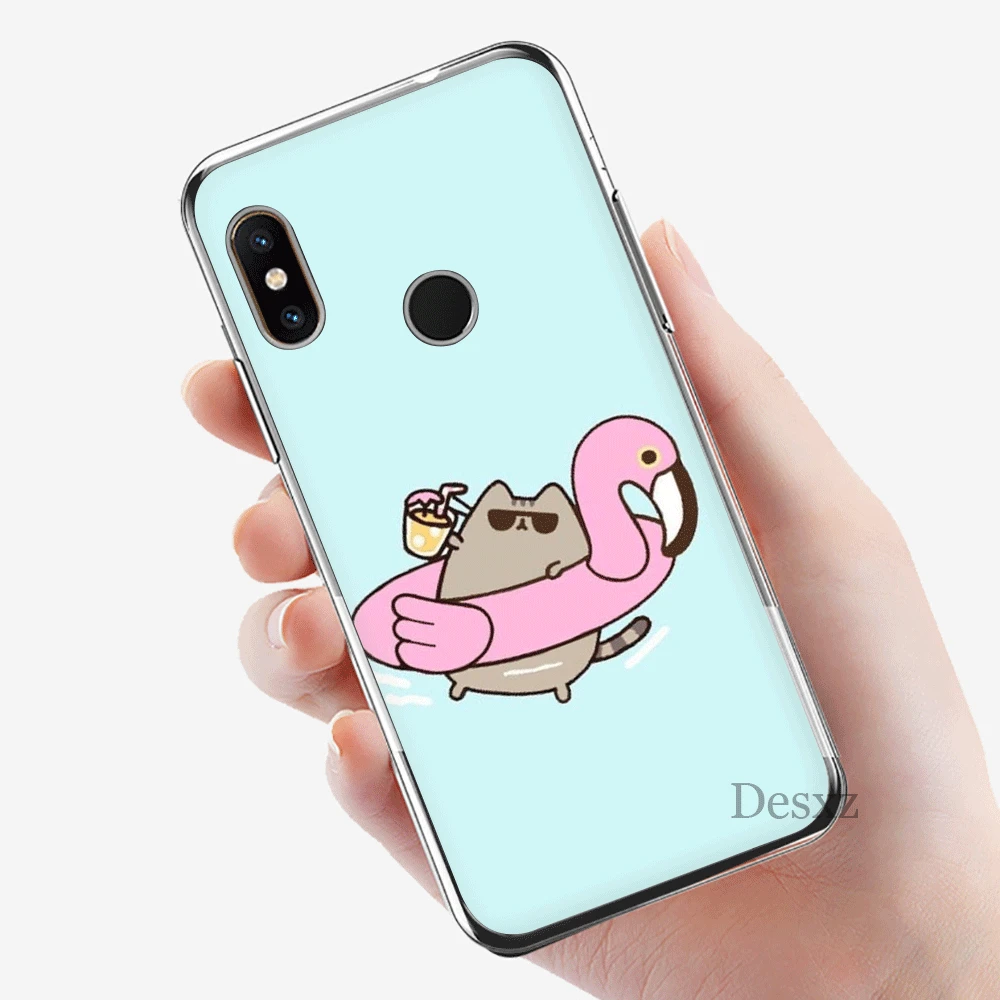 Мобильный чехол для телефона из ТПУ Xiaomi Redmi Note 4 4X5 5A 6 7 8 Pro крышка Cutes кошка