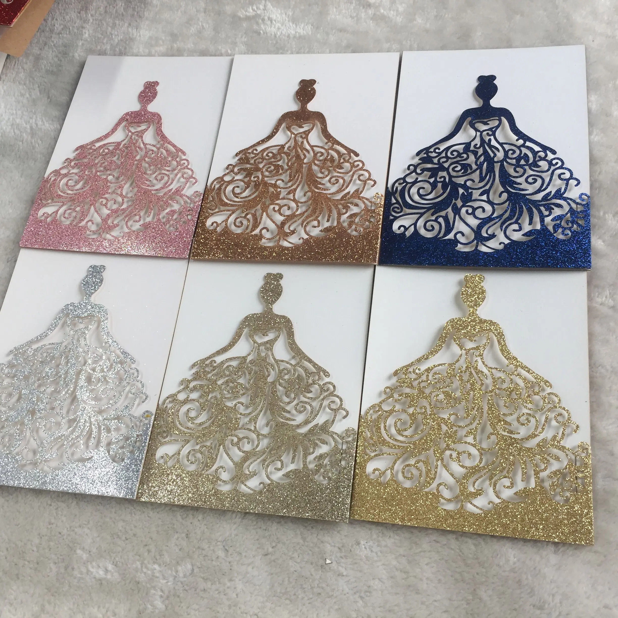 Inc193 Классические свадебные приглашения индивидуальные фотообои день рождения