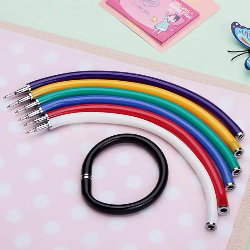 

Lovely Stationery Supplies Wristlet Pen Bracelet Cartoon Bracelet Ball-point Pen Circlet Bangle Plastic For School Writing Tools