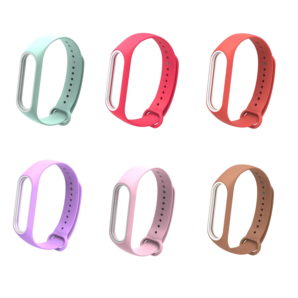 

Unisex Silicone Wristband Bracelets Bangles For XIAOMI Mi Band 3