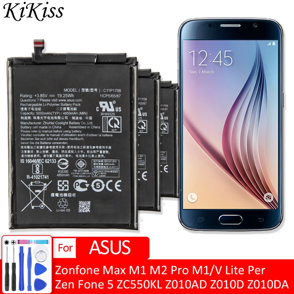 Мобильный телефон Аккумулятор для ASUS Zonfone Max M1 M2 Pro M1/V Lite Per Zen Fone 5 ZC550KL Z010AD Z010D Z010DA