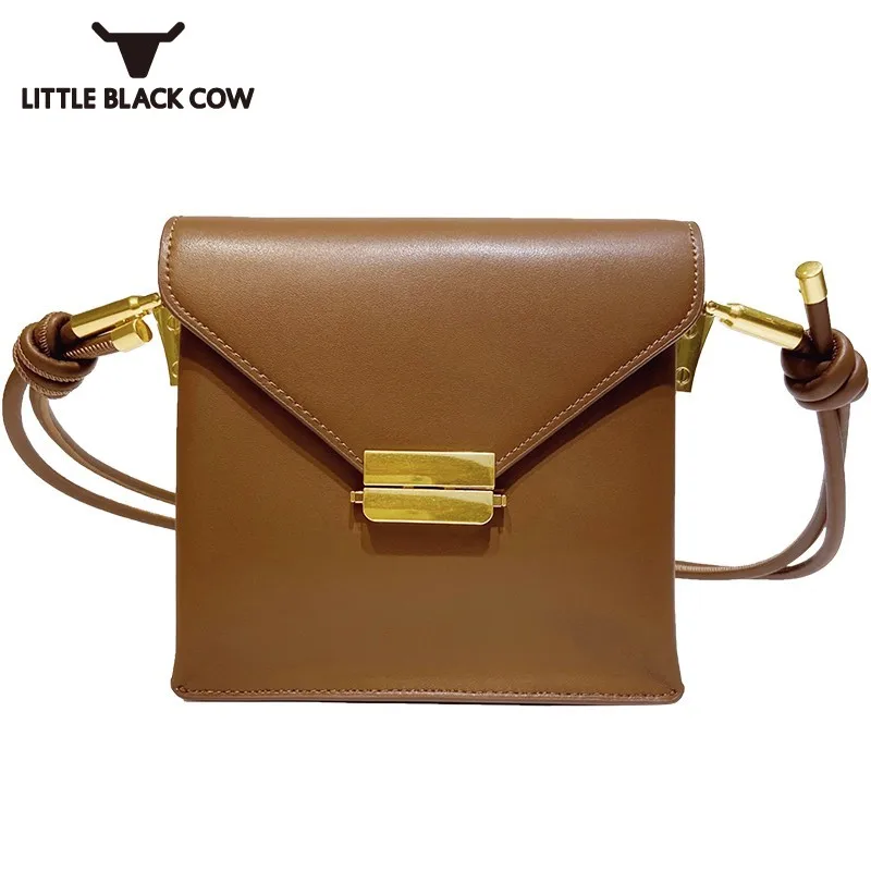 

Винтажные Повседневные Сумки из натуральной кожи, женские модные новые сумки-тоут через плечо, коричневые/черные женские маленькие сумки-к...