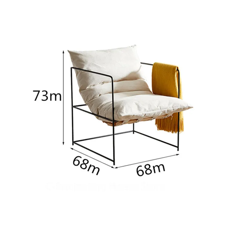Скандинавский одноместный диван-стул стул для гостиной Одноместный простой