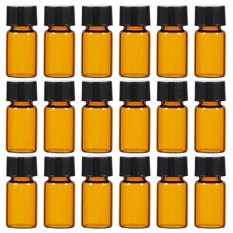 

100pcs Practical Refillable Transparent Small Bottles Sample Bottles for Travel Liquid