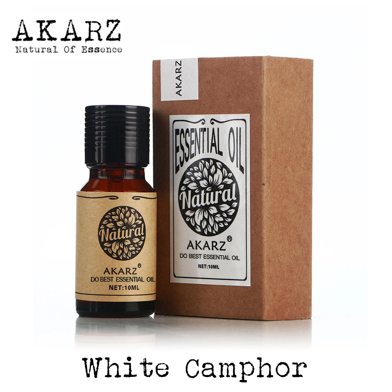 

White Camphor essential oil AKARZ Top Brand body face skin care spa message fragrance lamp Aromatherapy White Camphor oil