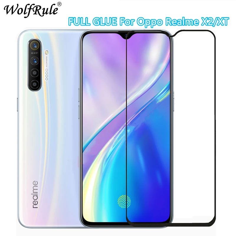 2 шт. закаленное стекло для Oppo Realme X2 HD 9H Защита экрана 5 6 X50 Pro 6i ACE2 C11 X3|Защитные