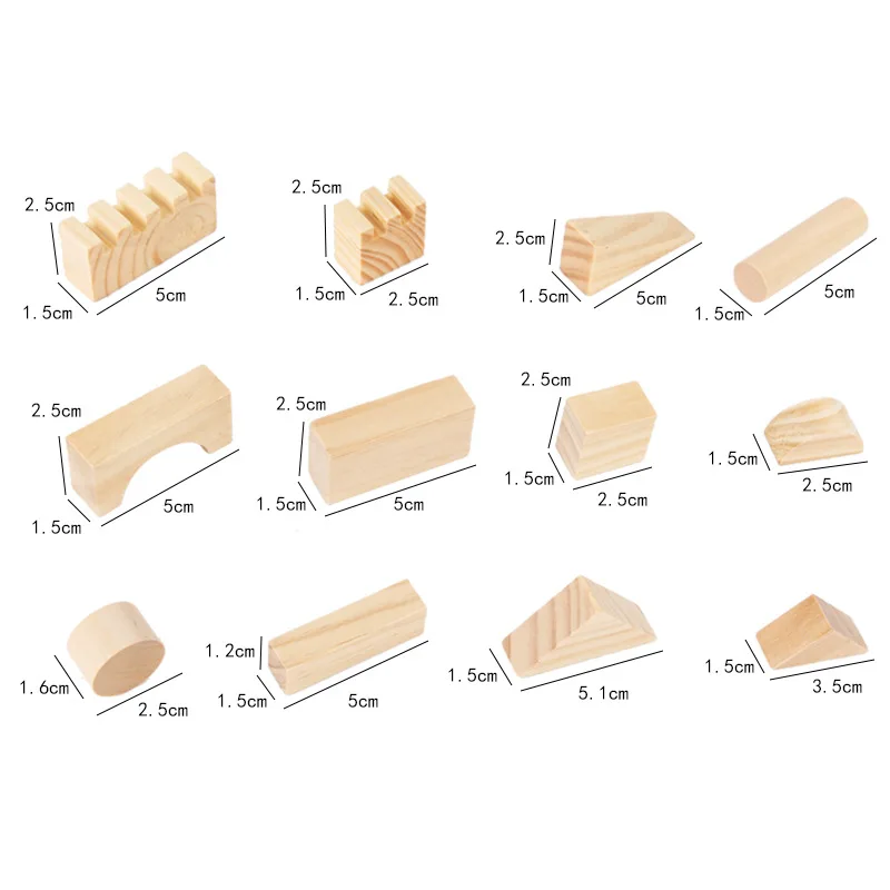 162 шт./компл. Монтессори образование деревянные зерна для штабелирования