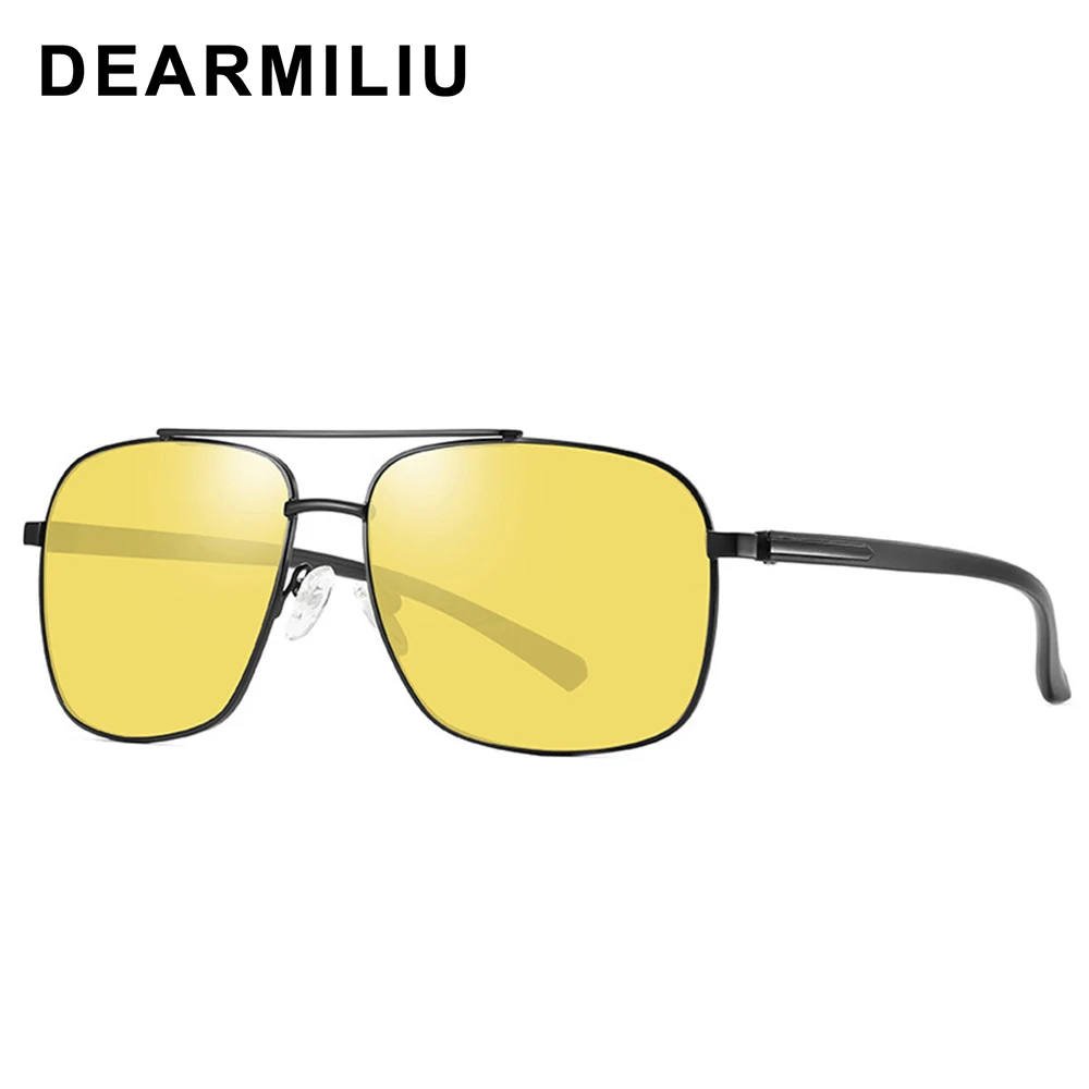 Мужские классические солнцезащитные очки DEARMILIU поляризационные квадратной