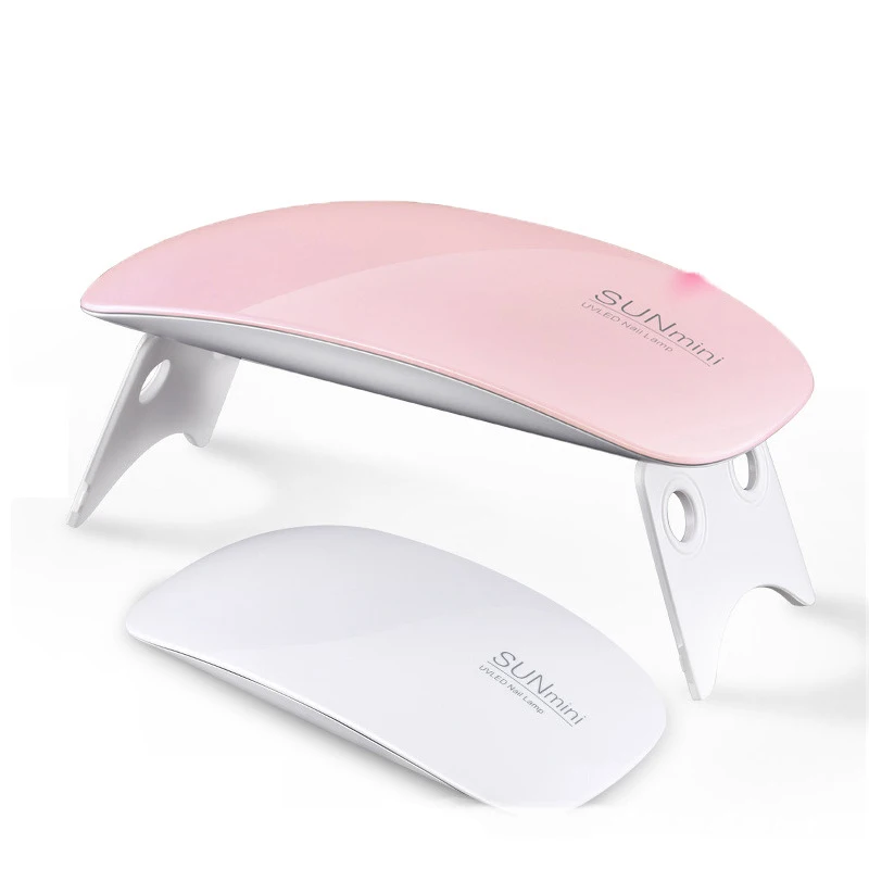 6 Вт Мини УФ светодиодный Сушилка для ногтей с питанием от USB маникюрного геля