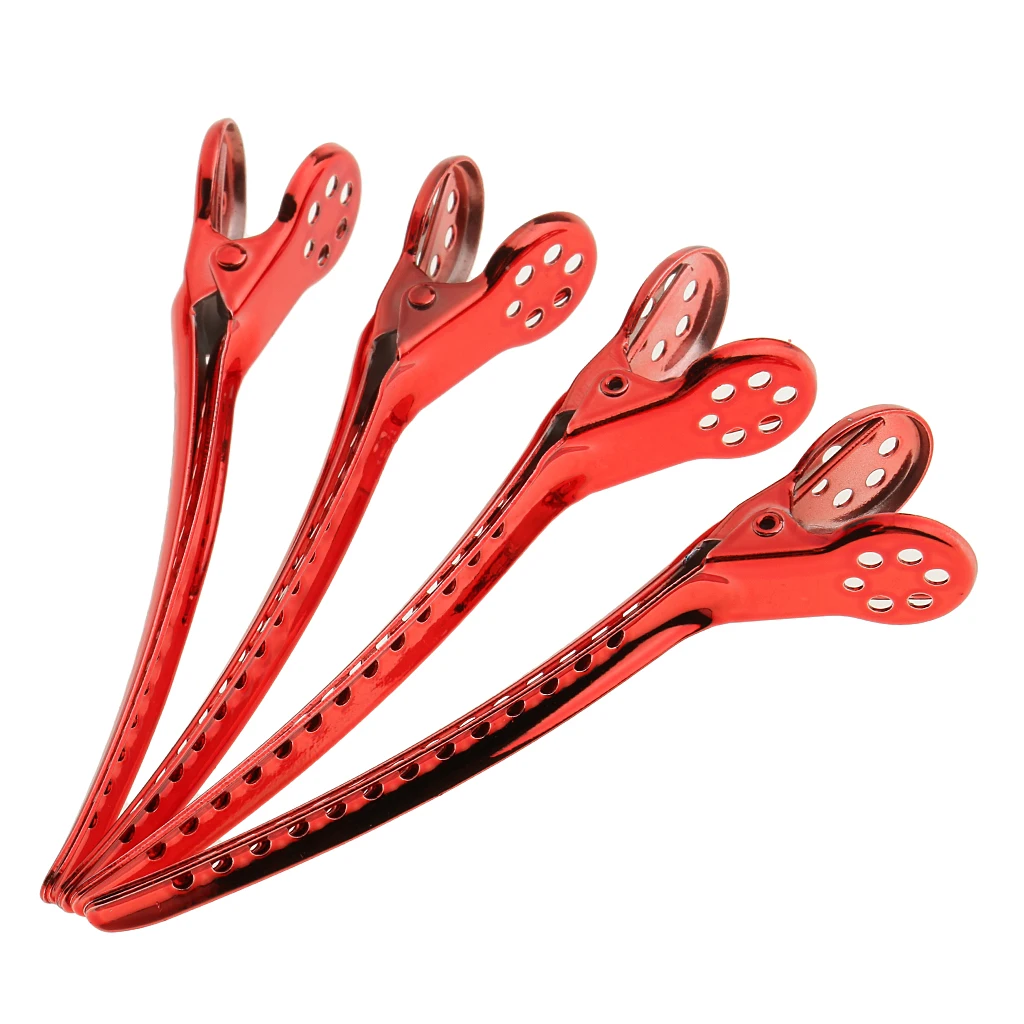 12 pcs Modish Alligator Hair Clips Salon Stylist Hairdressing Style Sectioning Grip Clamps Claw Beauty Tool |