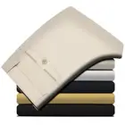 Модные Повседневные Легкие Брюки с высокой талией, прямые высококачественные 100% стандартные тонкие мужские деловые брюки для мужчин