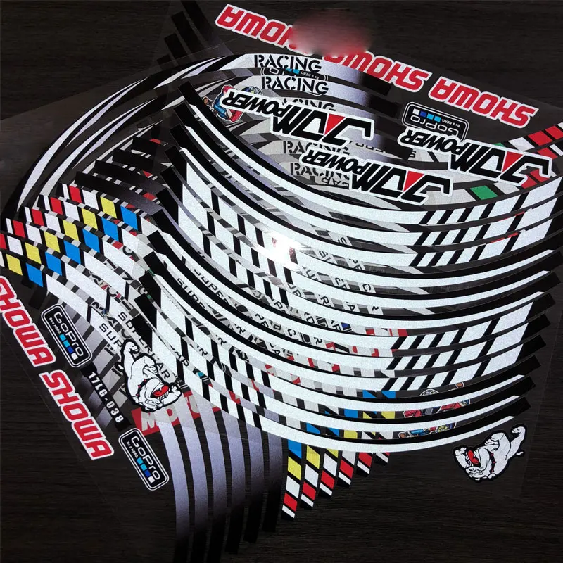 Ограниченная серия мотоциклетных аксессуаров 17 дюймов наклейки на ступицу