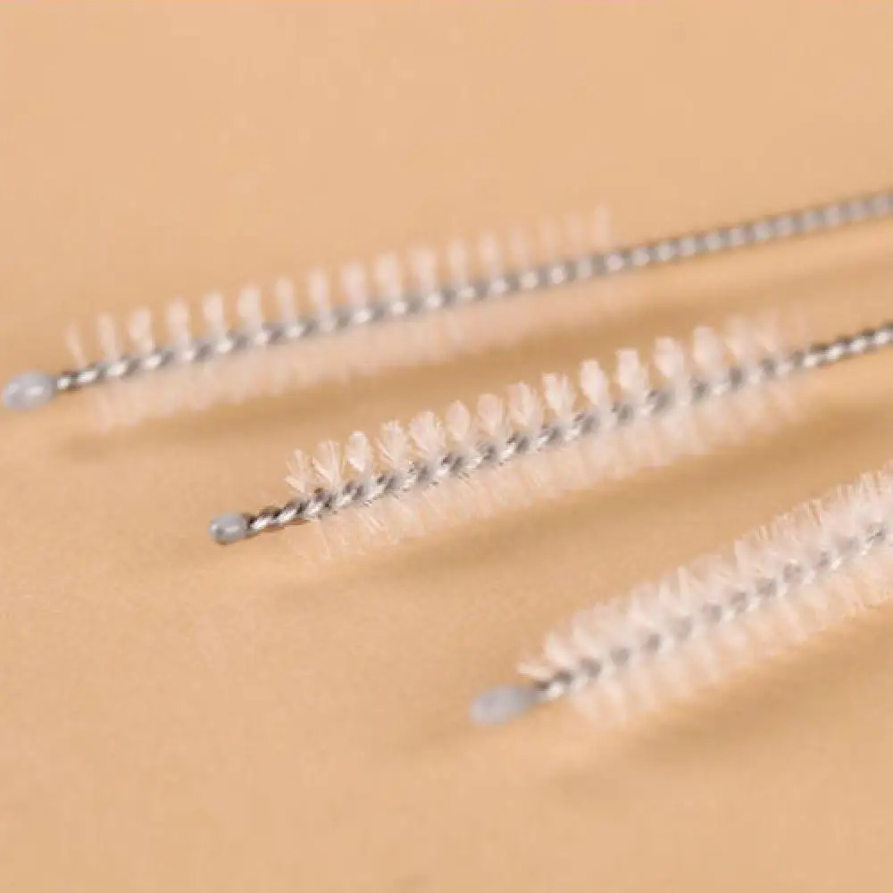 5/10 шт./компл. нержавеющая мягких волос всасывания Стекло трубка очиститель кисти