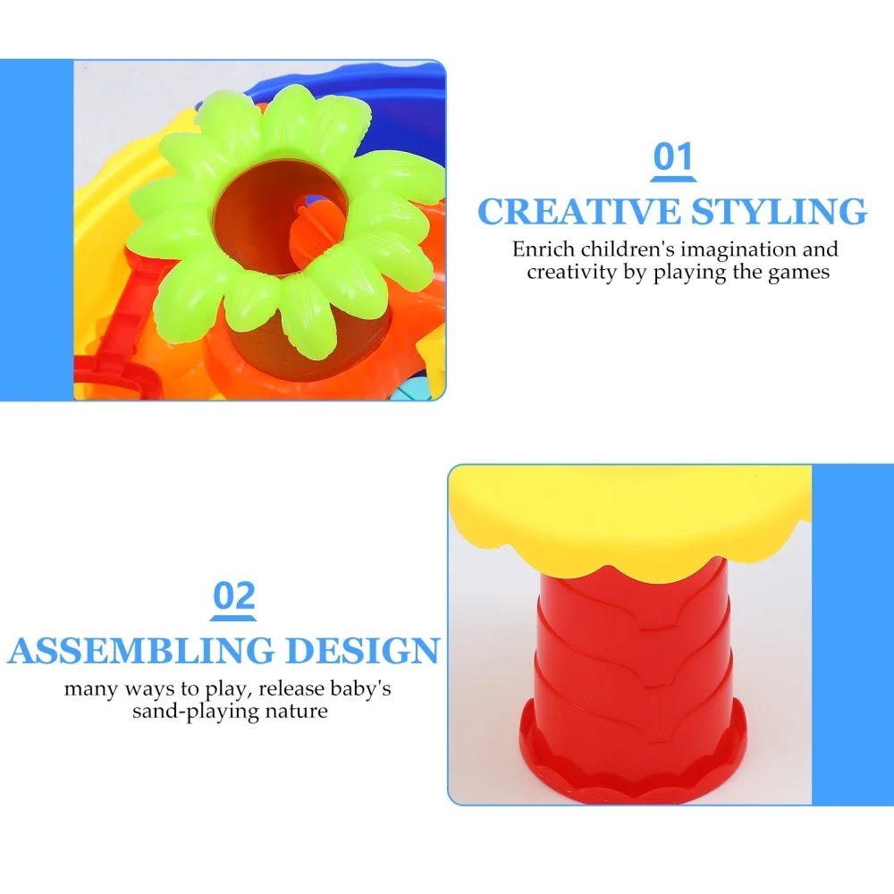

1 Set Funny Beach Plaything Kit Sand Playing Table Kids Educational