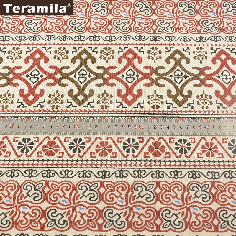 Chinese knot Home Textile Cotton Linen Fabric Sewing Material Tissu TERAMILA Tablecloth Pillow Bag Curtain Cushion | Дом и сад