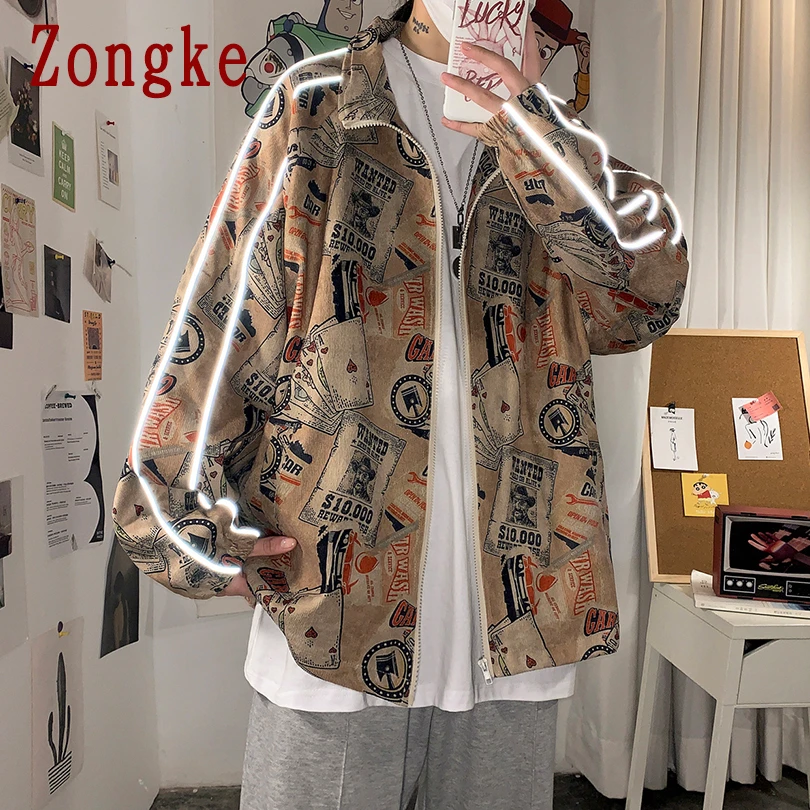 

Zongke Светоотражающая статья Для мужчин s куртка уличная Для мужчин куртка корейский стиль Курточка бомбер Для мужчин Костюмы M-5XL 2021 Новый