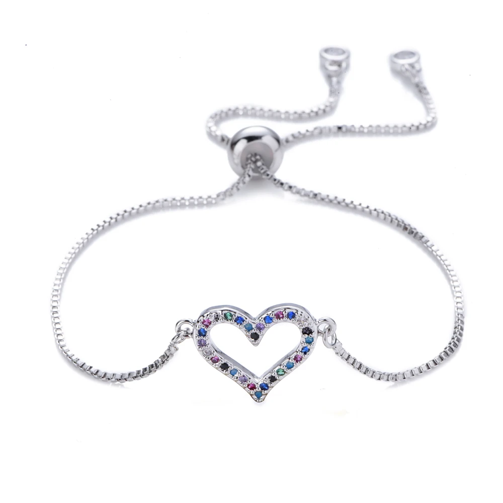 Женский браслет со змеиным плетением регулируемый золотого и радужного цвета с