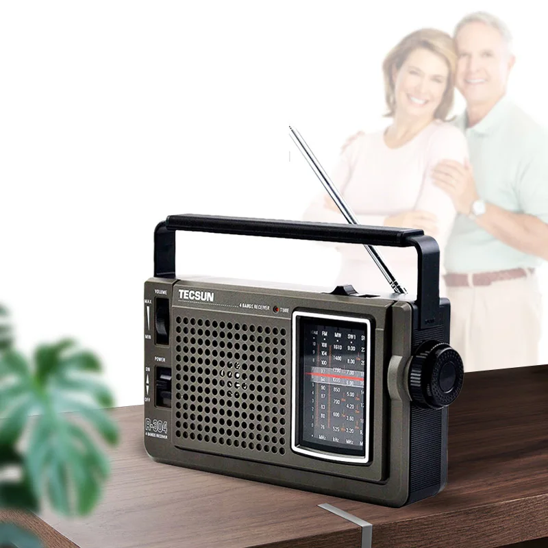 Tecsun R 304 304P радио DSP Портативный радиоприемник FM высокая чувствительность Desheng