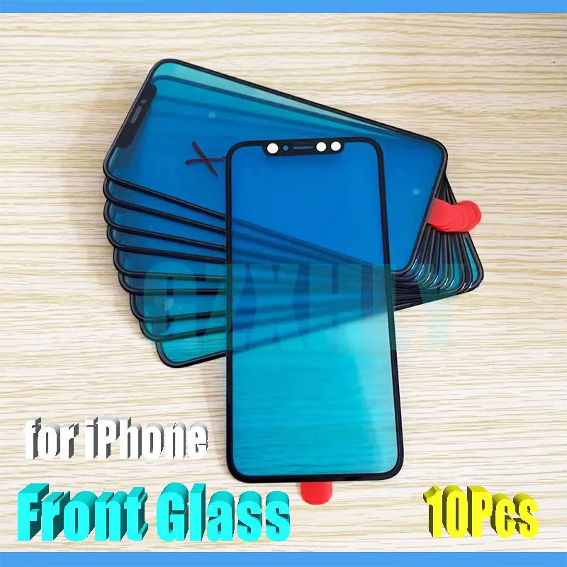 

10 шт., переднее стекло для Apple iPhone X Xs Max 11 12 13 Pro Max 11Pro 12 13