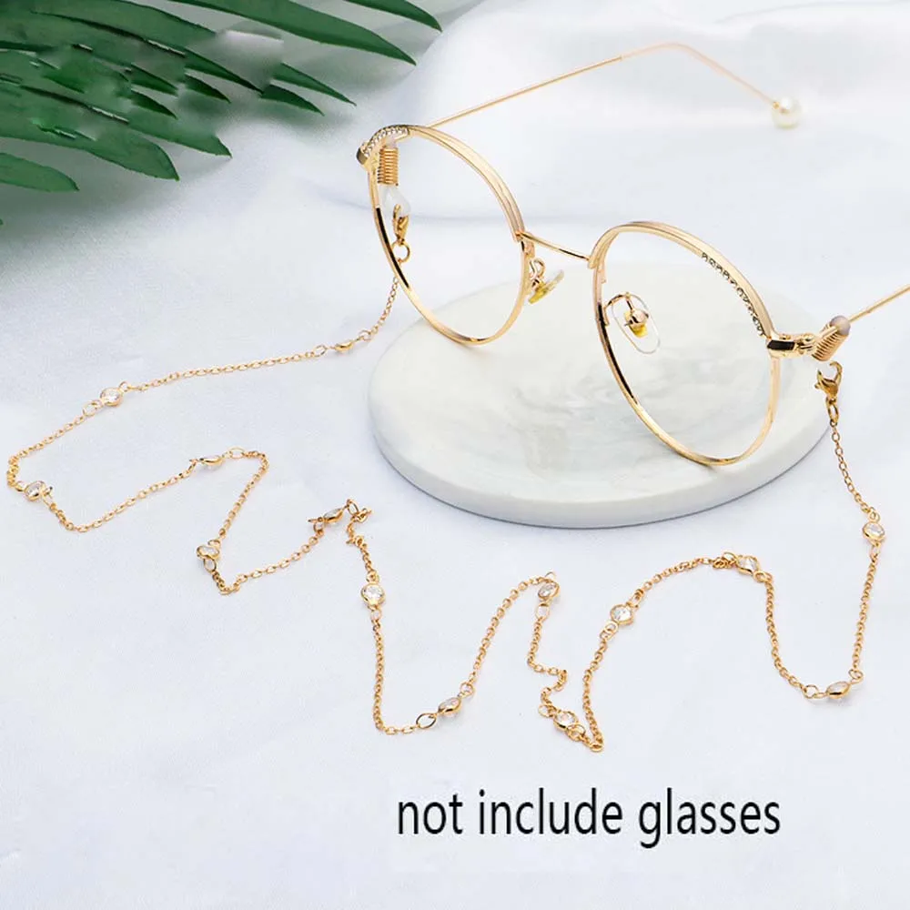 Золотая звеньевая цепь для очков шнур аксессуары чтения ремешок солнцезащитных
