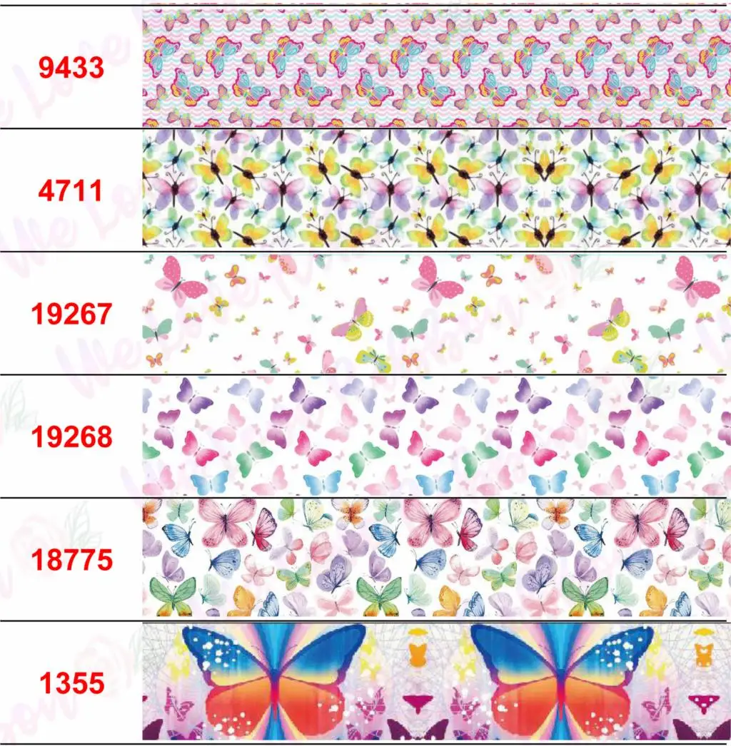 16 мм 75 Цветная Бабочка серия ретро цветок Акварельная печать корсаж/эластичная