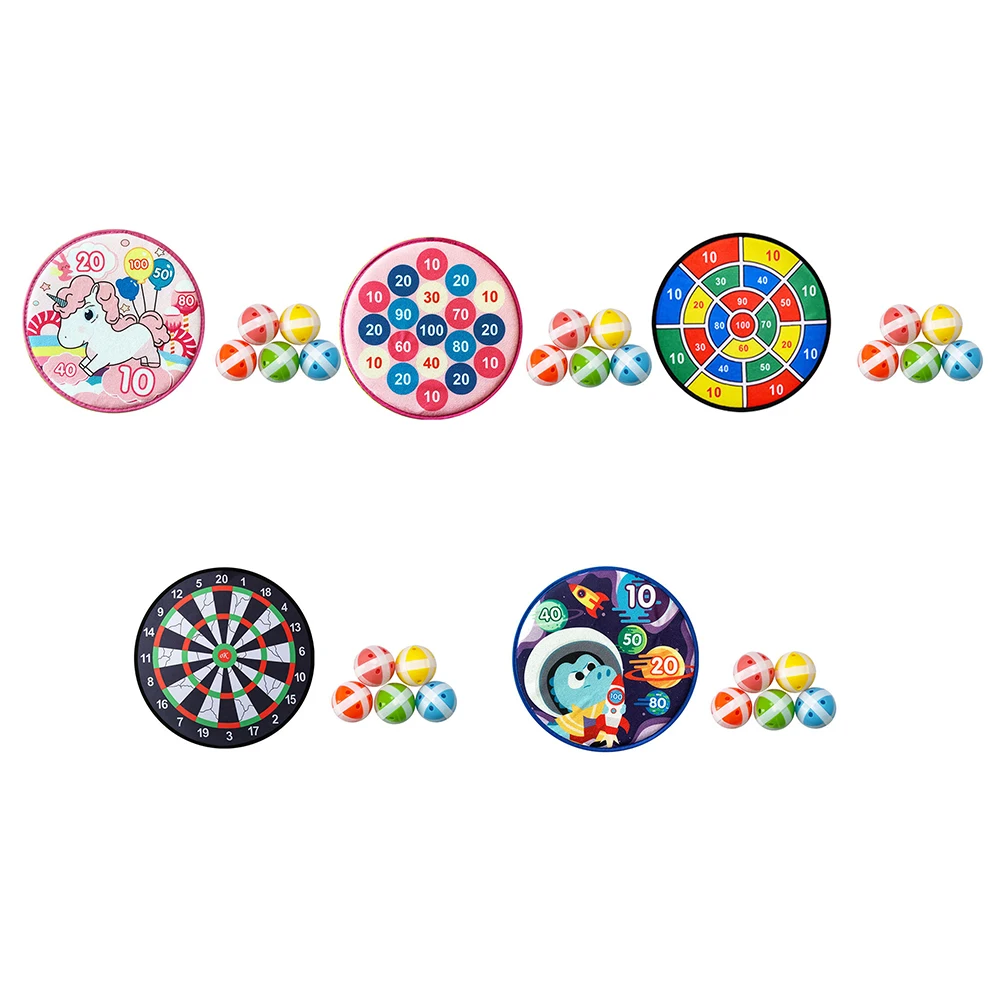 

Creative Children Throw Ball Dartboard Target Cartoon Children Sticky Target Ball Sucker Dart Sucker Hanging Target Board