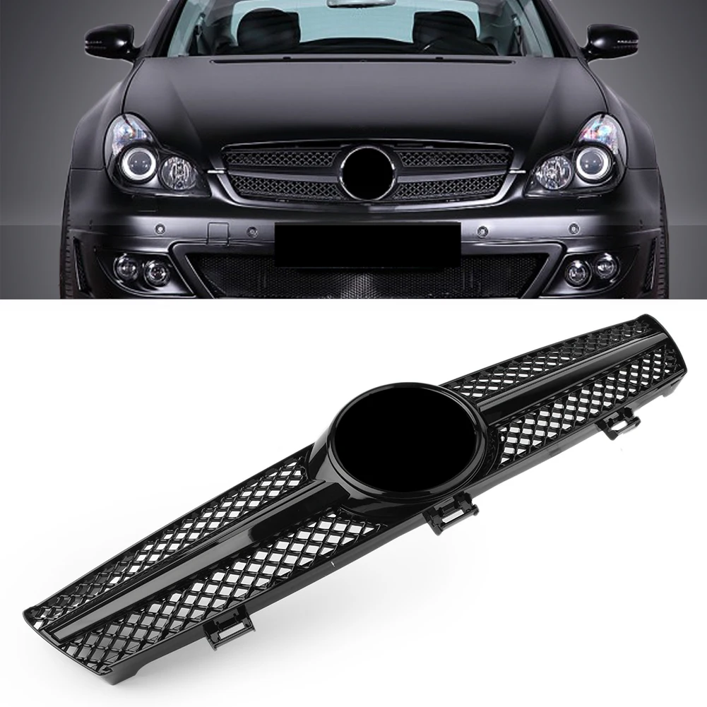 Автомобильная передняя решетка гриль в стиле AMG для Mercedes Benz W218 CLS500 SLS600 CLS Class 2004 2005