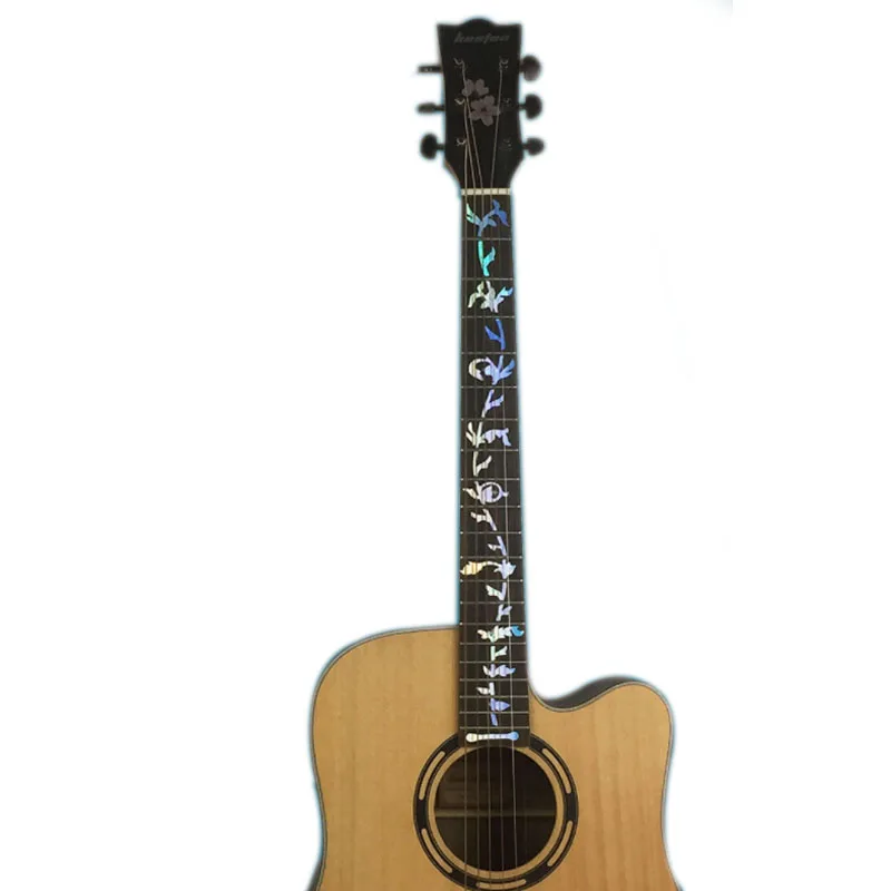 DIY Древо жизни электрическая акустическая гитара бас инкрустация Наклейка