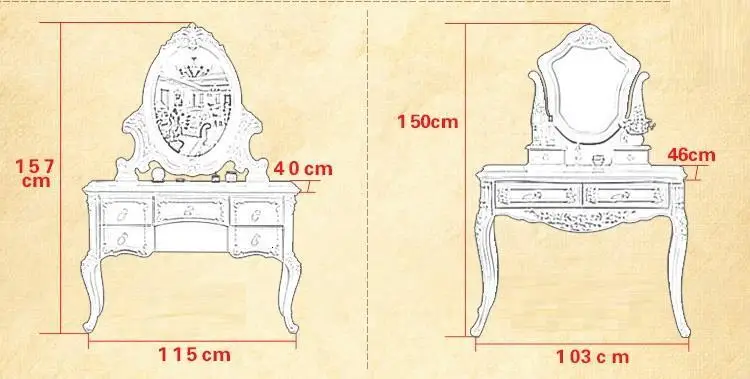 Туалетный столик для Coiffeuse Avec Miroir Toaletka Dormitorio Makeup Vanity Aparador Настольный корейский кварто мебель для спальни Penteadeira