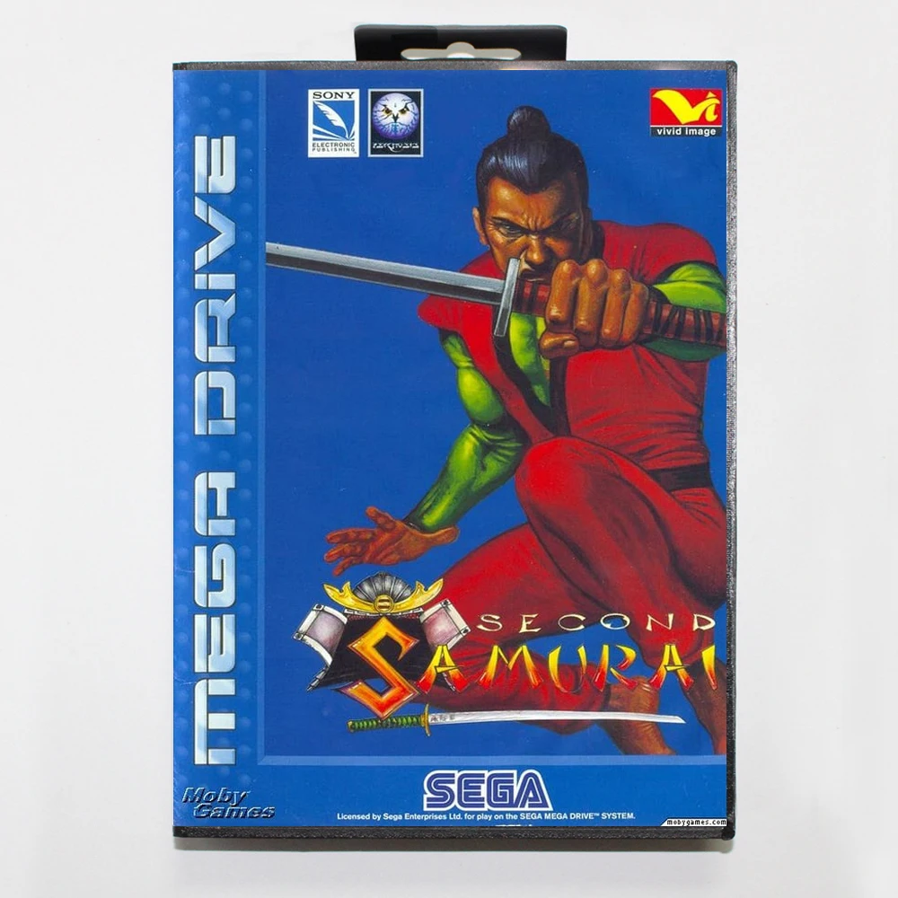 Samurai вторая 16 битная игровая карта MD для Sega Mega Drive/ Genesis в розничной