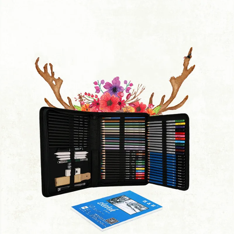 Набор карандашей для рисования 71-шт. набор хранения эскизов инструментов товары