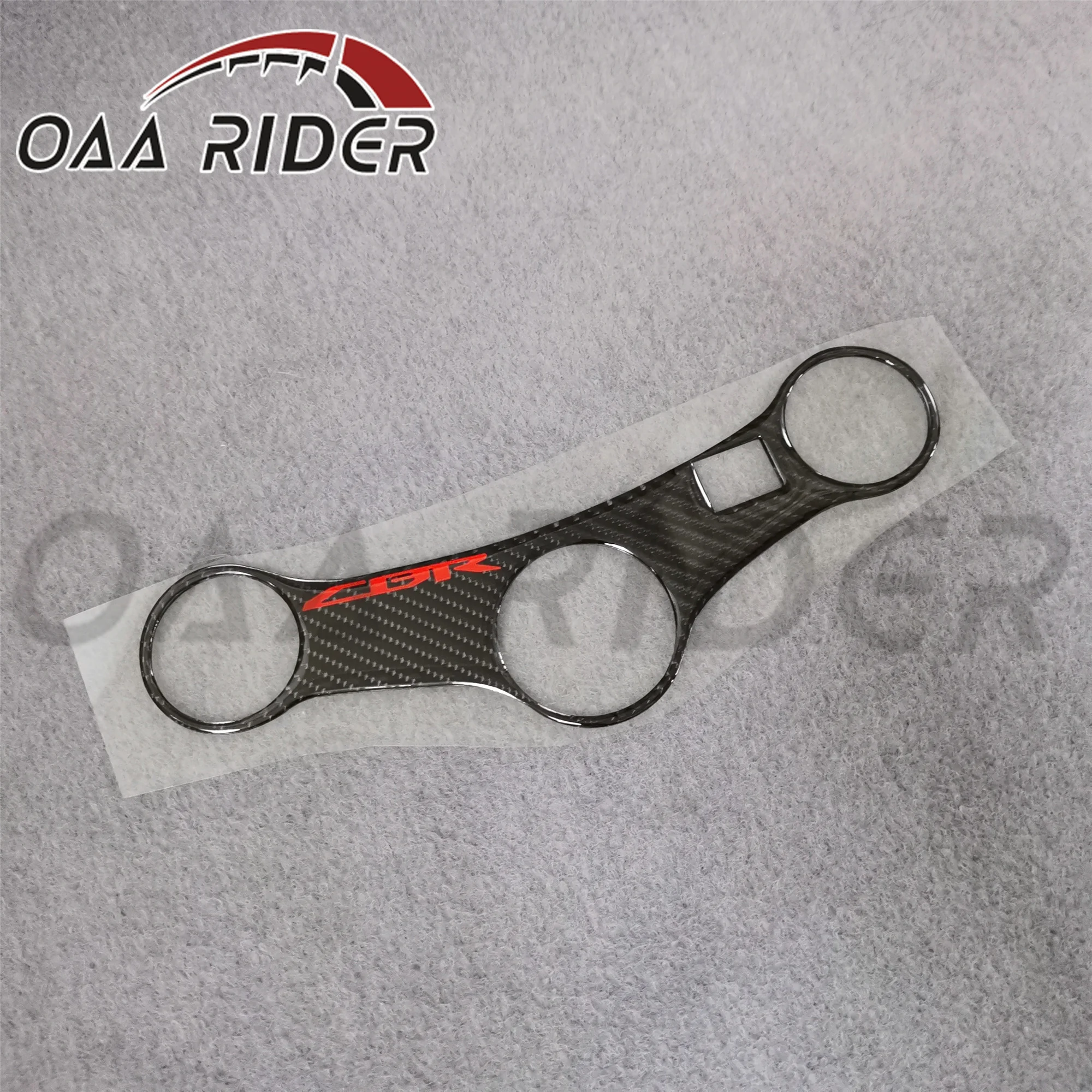 Для Honda CBR600F4i 2001 2002 2003 2004 2005 2006 2007 3D углеродное волокно тройное дерево верхний
