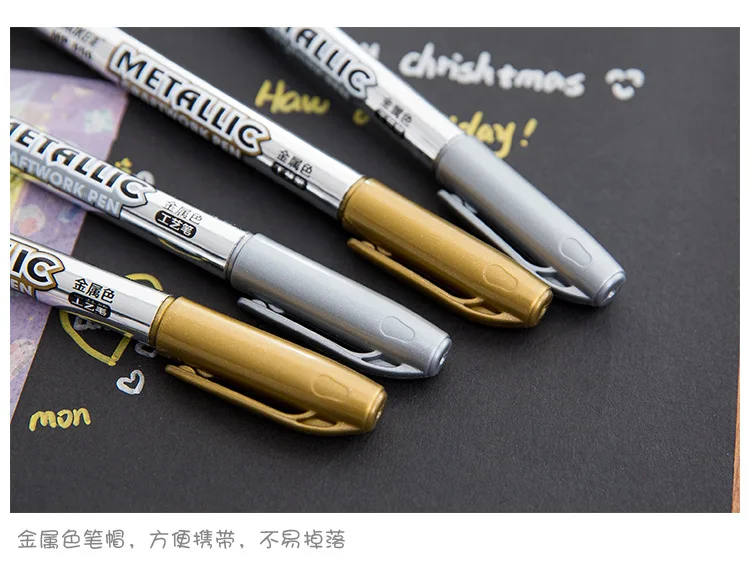 Небольшой маркер для краски металлический водонепроницаемый с перманентной