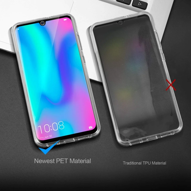 360 градусов полный чехол для huawei P Smart Plus PSmart P Smart Z P Smart чехол из прозрачного силикона гелевый ТПУ мягкий чехол