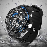 sanda shock watches men military army mens watch waterproof reloj led digital sports wristwatch male gift analog watches male