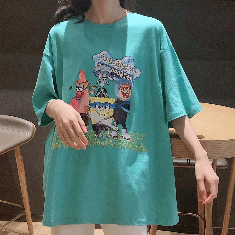 

Женская футболка с коротким рукавом Ins 2020 Корейская свободная универсальная в стиле Харадзюку для студентов шикарная Гонконгская