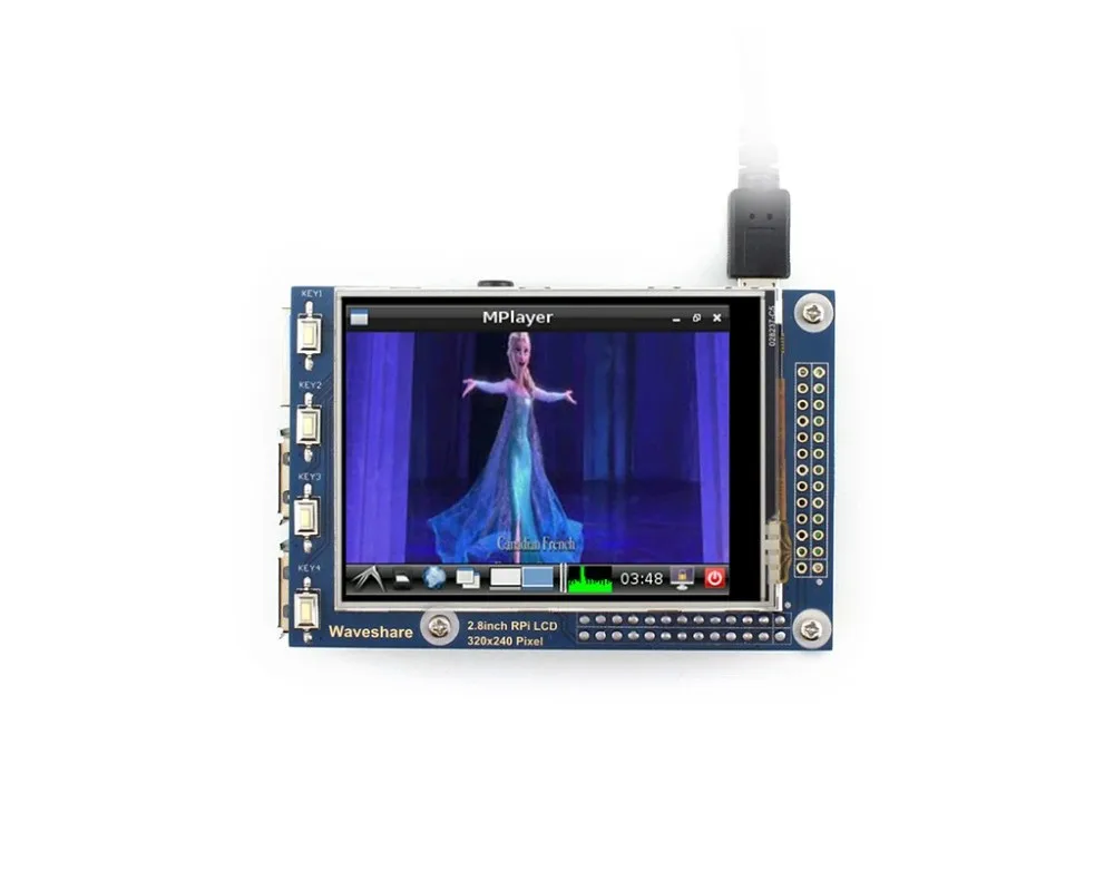 2 8 дюймовый резистивный сенсорный ЖК экран RPi (A) TFT дисплей предназначенный для