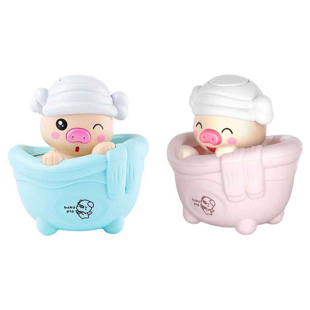 

Toys Water Spray Shower Pig Shaped Bathtub Pool Water Game Delighten Child