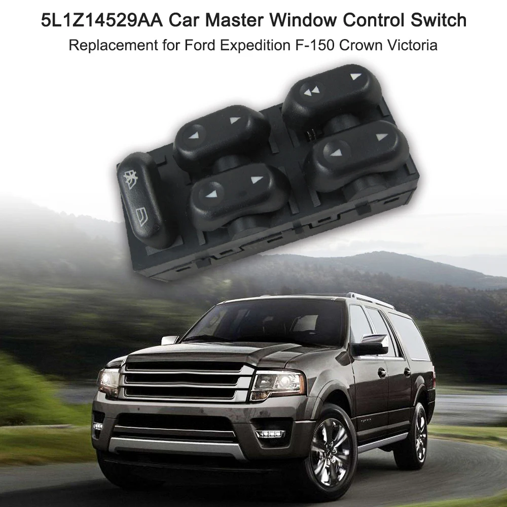 Автомобильный оконный переключатель черная Автомобильная сирена легкая в