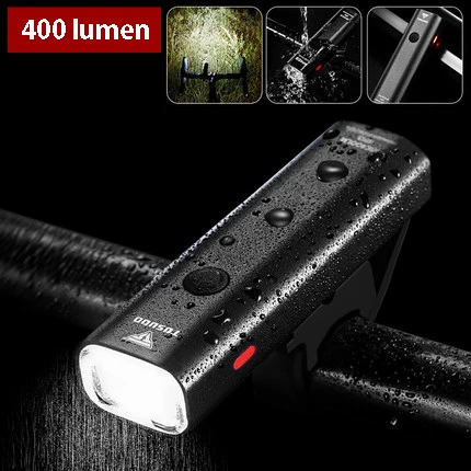 Фонарь велосипедный TOSUOD водонепроницаемый зарядсветильник через