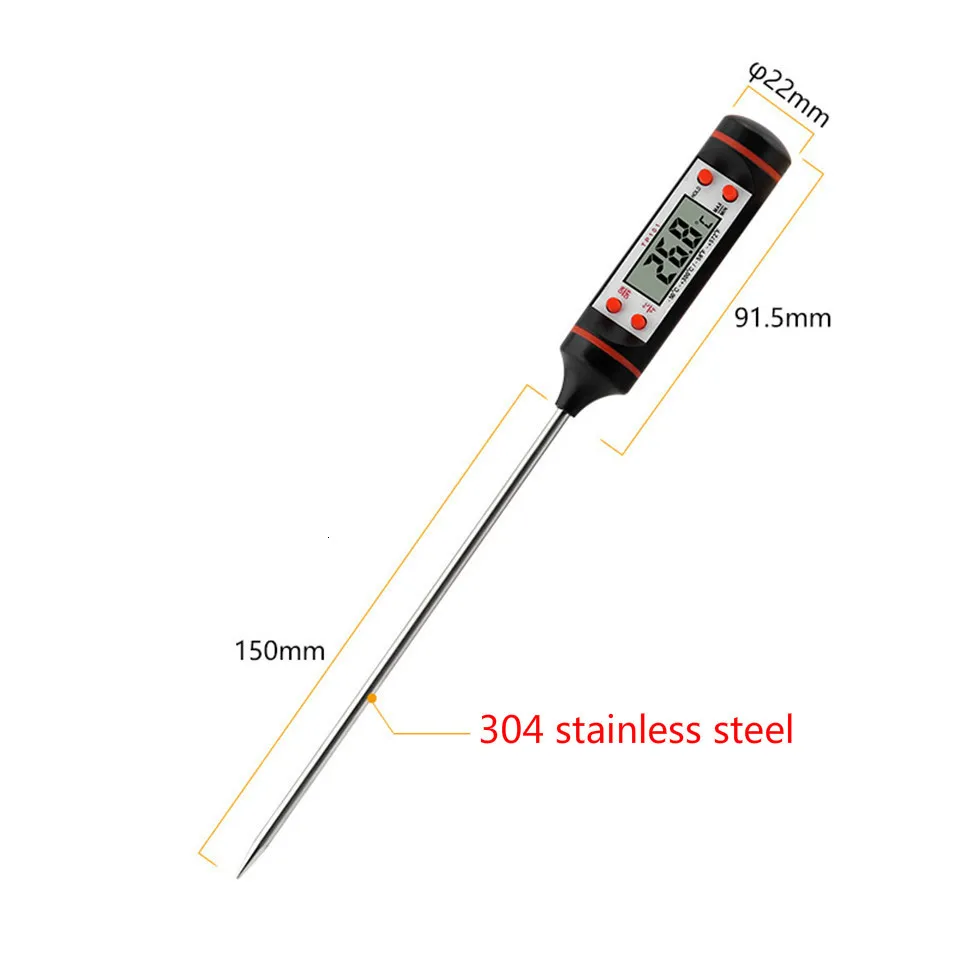 Цифровой термометр для барбекю мяса пищи инструменты кухни гриля воды молока