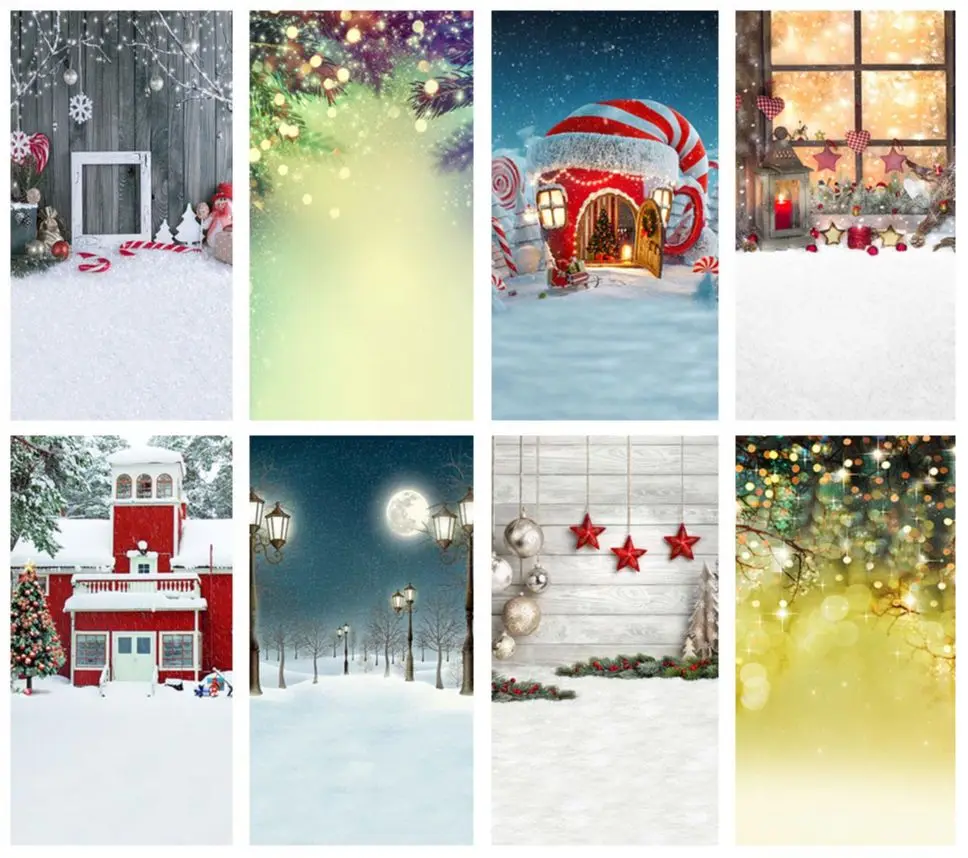 Фон для фотосъемки Mehofond зима Рождество снег деревянная доска Детский портрет