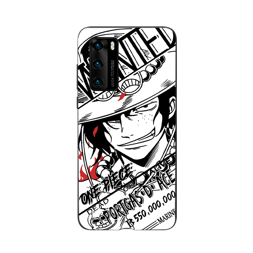 

One Piece Case for Huawei P40 P30 P20 Honor 30 20 10 20i Mate 40 30 20 Lite Pro P Smart Plus 2019 Soft Silicone TPU Phone Fundas