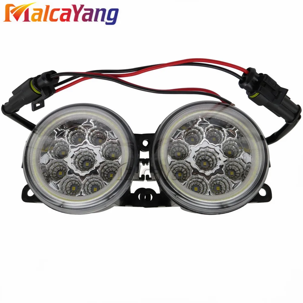 Противотуманные фары в сборе для Citroen C3 C4 C5 C6 C-Crosser Xsara Picasso 1999-2015 ангельские глазки