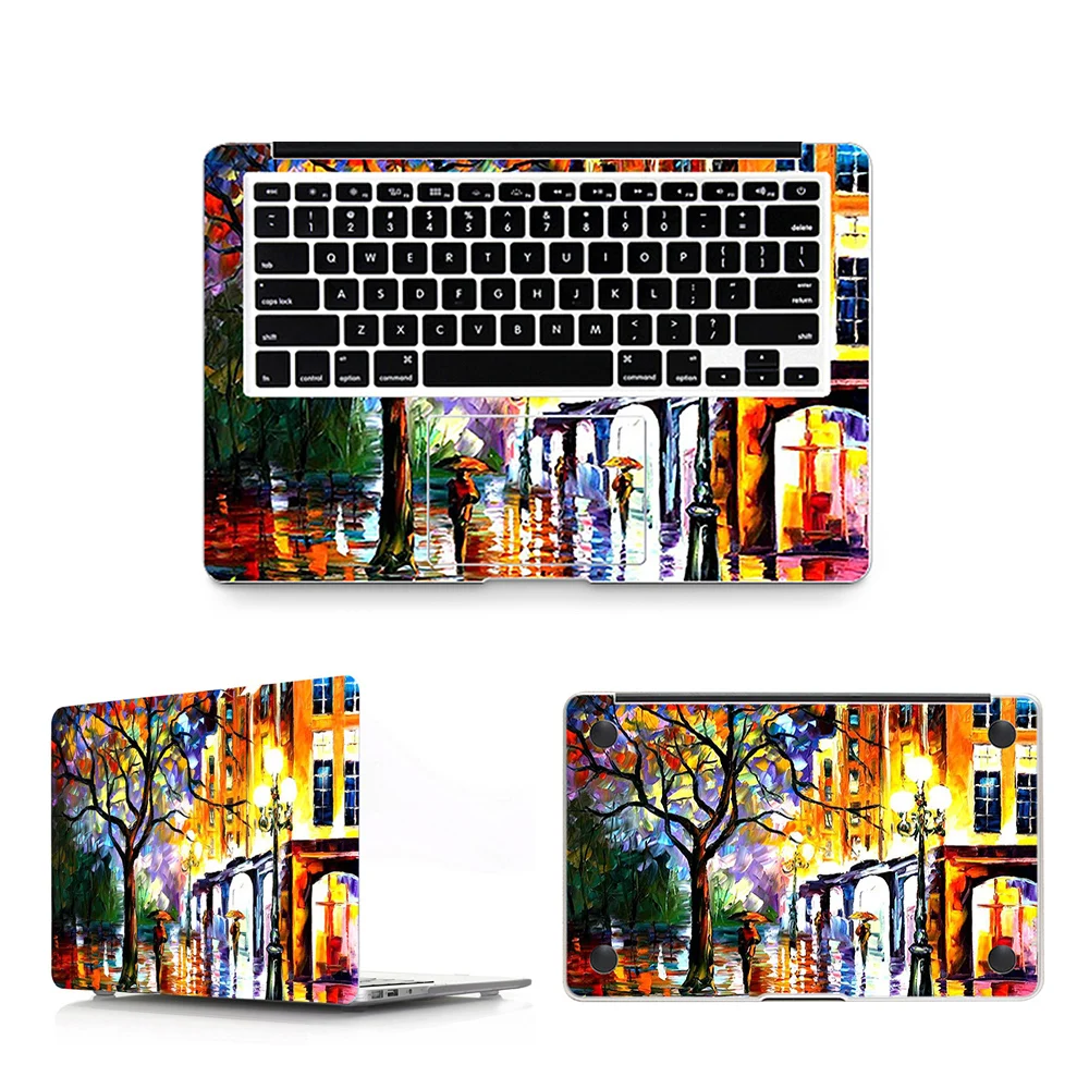 HRH 3 в 1 наклейка для Macbook Air 11 12 13 Pro 15 Retina на ноутбук настенный автомобиль виниловый
