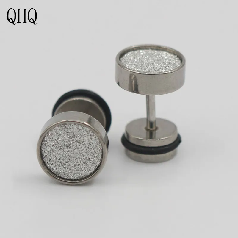 QHQ серьги-гвоздики круглые серьги модные аксессуары ювелирные изделия из