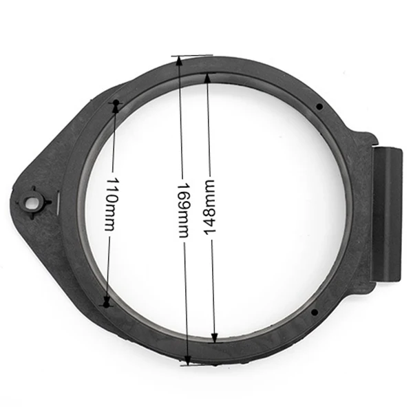 Комплект из 2 предметов Рог Шайба адаптер кронштейны Динамик крепление пластины