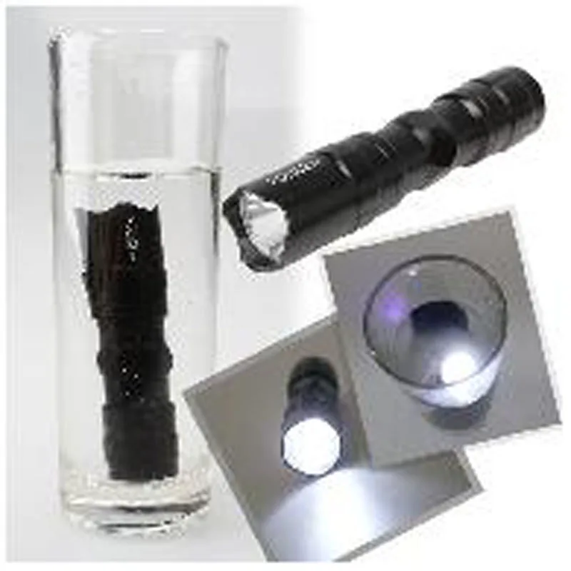

Mini Handy LED Waterproof Torch Flashlight Light Lamp for Outdoor Emergency Portable Lighting 3 W hours WWO66